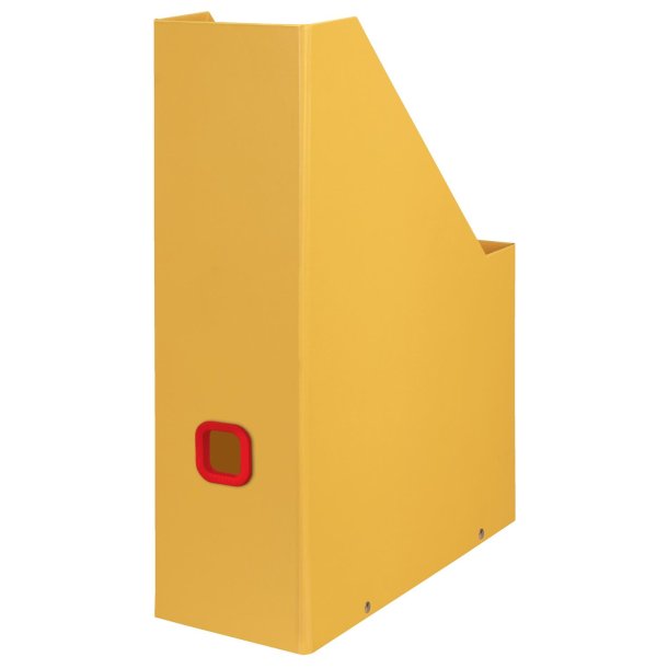 Tidsskriftsamler Click &amp; Store Cosy gul