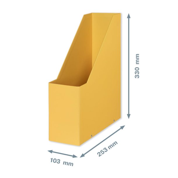Tidsskriftsamler Click &amp; Store Cosy gul
