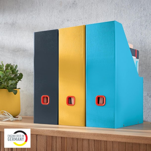 Tidsskriftsamler Click &amp; Store Cosy gul