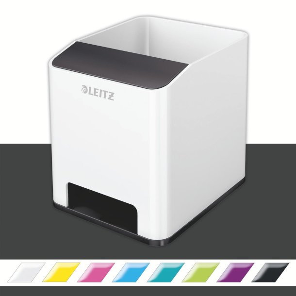 Penneholder Sound WOW hvid/sort