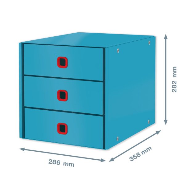 Skuffekabinet Click&Store Cosy 3 skuf bl