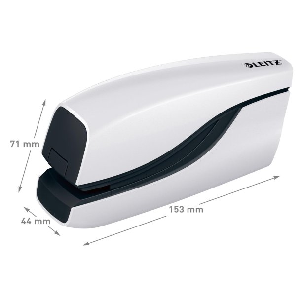 Hæftemaskine WOW batteri t/10ark hvid