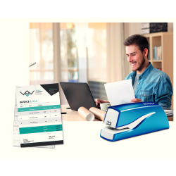 H�ftemaskine WOW batteri t/10ark bl�