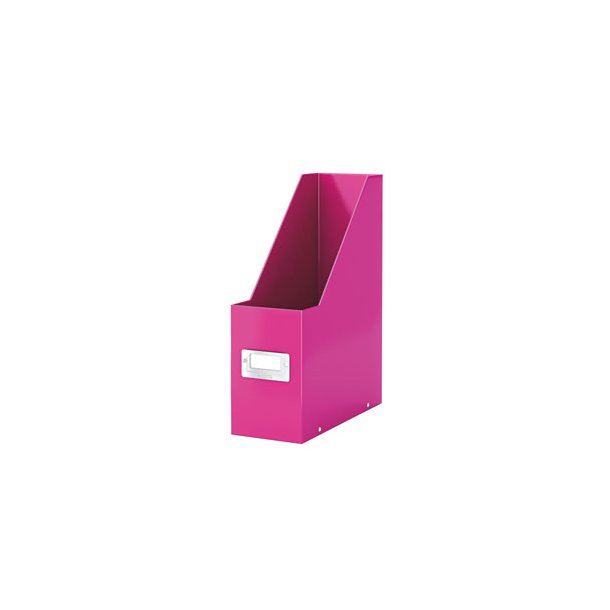Tidsskriftsamler Click&Store WOW A4 pink