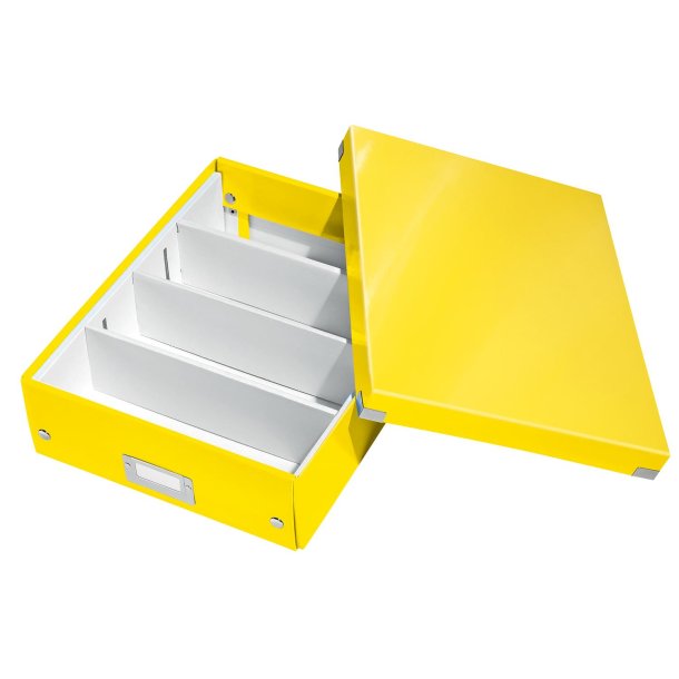 Organizer boks Click&Store mellem gul