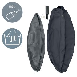 Sitting Ball Ergo 55cm.Anti-Roll-Away, Dark Grey