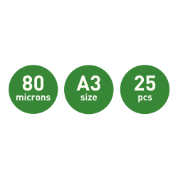 Lamineringslomme UDT glans 80my A3 (25)
