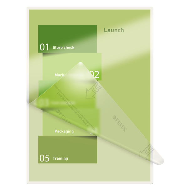 Lamineringslomme UDT glans 100my A3(100)