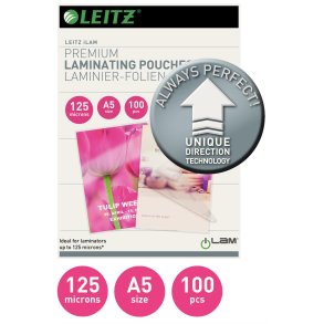 Lamineringslomme UDT glans 125my A5(100)