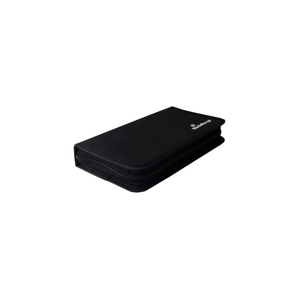 MediaRange Media storage wallet for 48 discs, Black