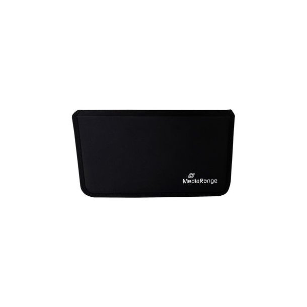 MediaRange Media storage wallet for 48 discs, Black
