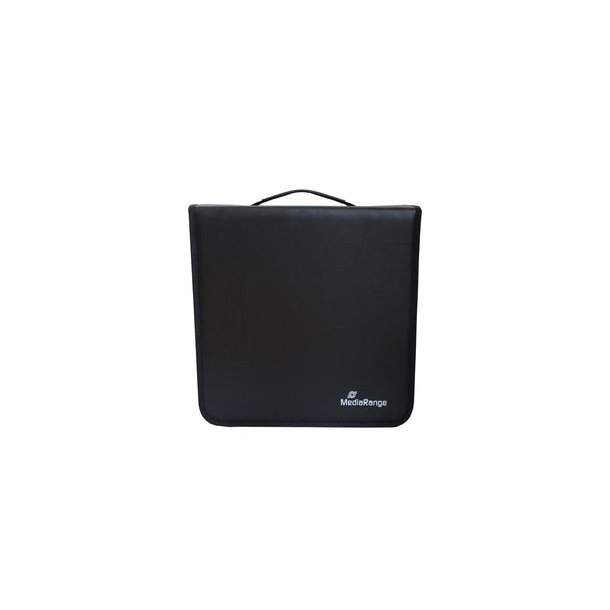 MediaRange Media storage wallet for 200 discs, Black