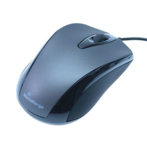 MediaRange Optical 3-button wired mouse, Black