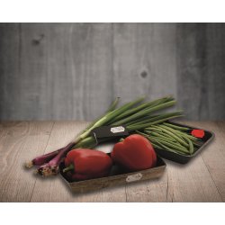 Meto etiket perm 26x12 hvid (6rl/1500)