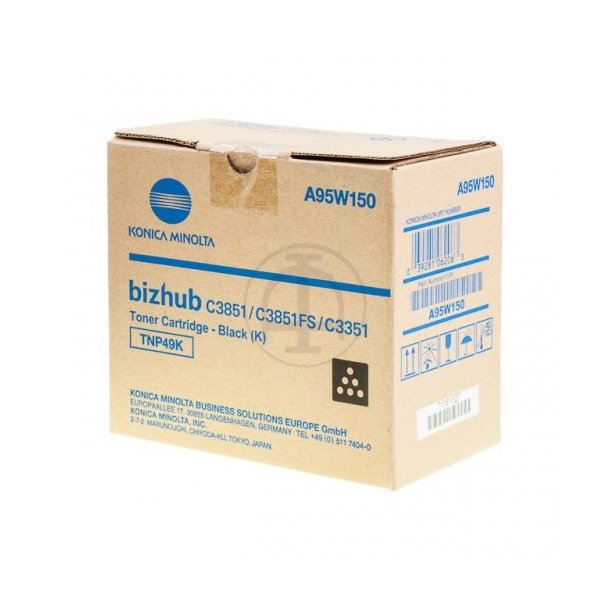 Bizhub C 3851 TNP49K Toner  black 13K