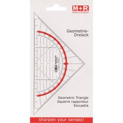 Trekant lineal M+R 16 cm