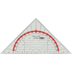Trekant lineal M+R 16 cm