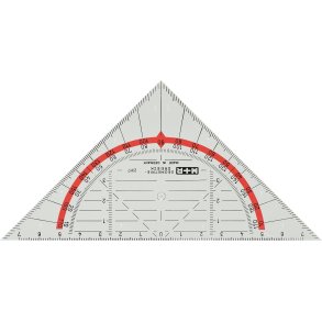Trekant lineal M+R 16 cm