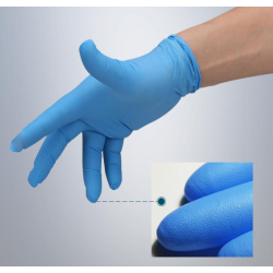Nitrilhandsker Bl� pudderfri, Medium (100 stk)