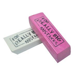 Viskelder  ''FOR REALLY BIG MISTAKES''