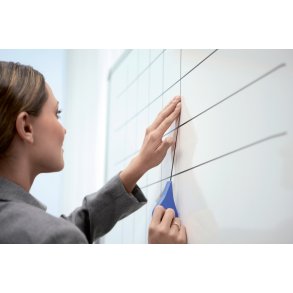 Inddelingstape til Whiteboard 3mmx10m sort