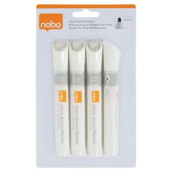 WB Marker t/glastavle rund 3mm hvid (4)