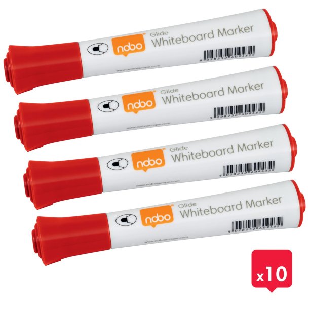 WB Marker Glide rund 2mm rød (10)