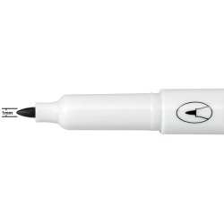 WB Marker Glide fin rund 1mm sort (4)