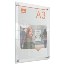 Akryl skilt t/montering Premium Plus A3