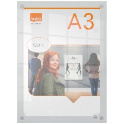 Akryl skilt t/montering Premium Plus A3