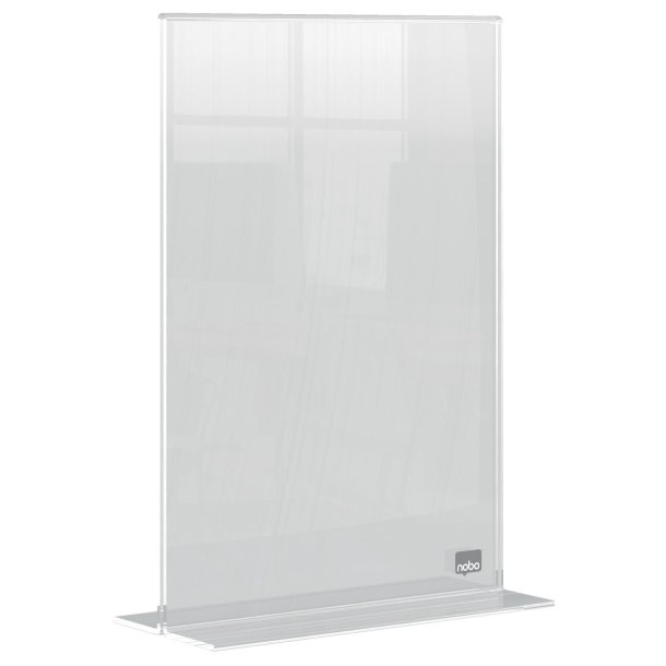 Skilteholder Premium Plus akryl T-fod A5