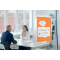 Akryl skilt m/sugekop Premium Plus A4