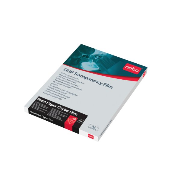Nobo Overheadfilm A4 Transparent til kopimaskine (100 stk/pk)