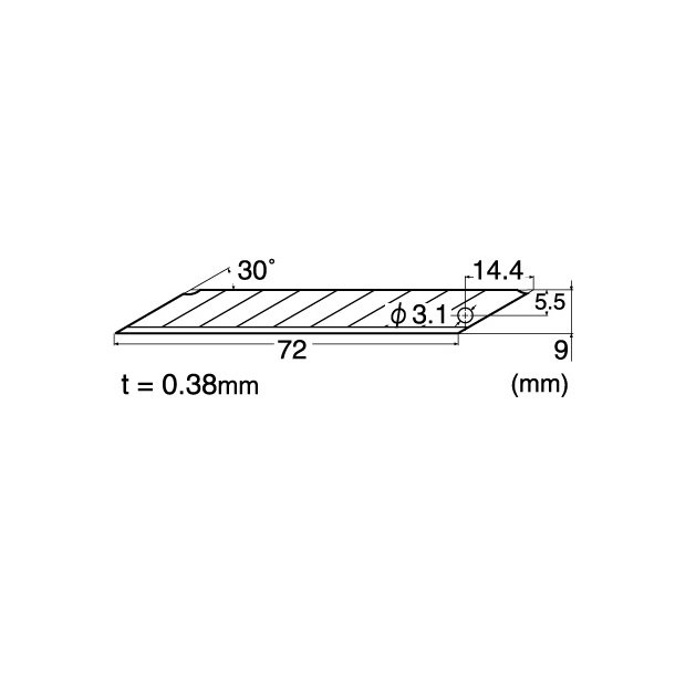 Sk�reblade NT-Cutter BD-100 5/s�t