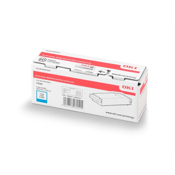 C650 Cyan toner 6K