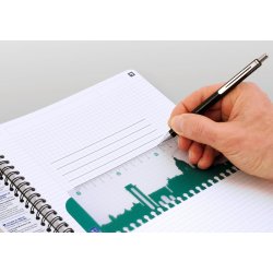 Oxford Smart notesbog A4 kvadreret 5x5 90 ark 90g sort