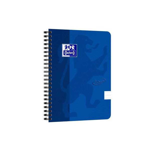Oxford Touch notesbog A5 linieret 70 ark 90g bl