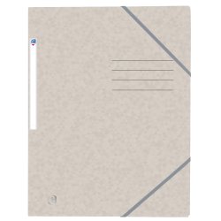 Oxford File+ Samlemappe A4, Beige