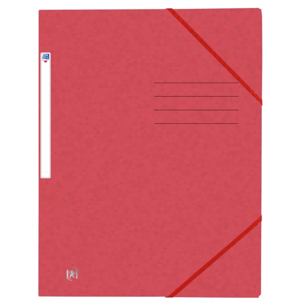 Oxford File+ Samlemappe A4, Mrk Rd