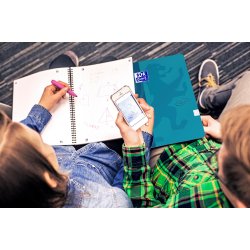 Oxford Touch notesbog B5 punkt 70 ark 90g turkis