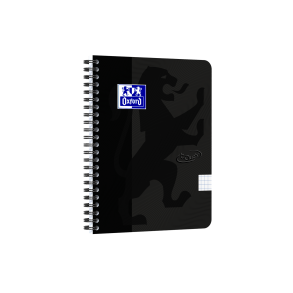 Oxford Touch notesbog A5+ kvadreret 70 ark 90g sort