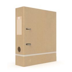 Oxford Touareg brevordner A4 2R 80mm beige/hvid