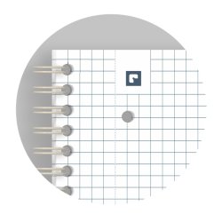 Oxford Origins A4+ kvadreret sort