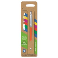 Parker kuglepen Jotter 55% recycled blister orange