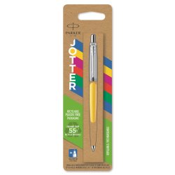 Parker kuglepen Jotter 55% recycled blister gul