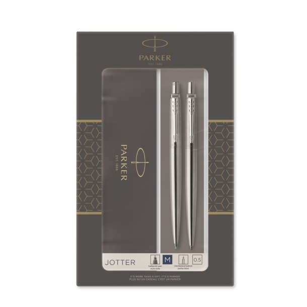 Parker Duos�t Jotter CT kuglepen+stiftblyant s�lv.