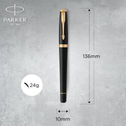 Parker Duos�t Urban GT kuglepen+fyldepen mat sort
