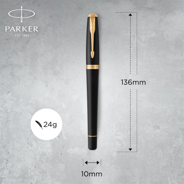 Parker Duos�t Urban GT kuglepen+fyldepen mat sort