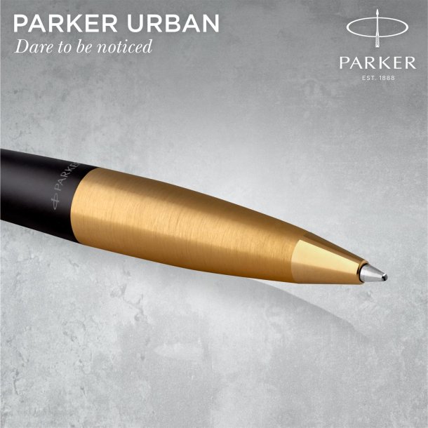 Parker Duos�t Urban GT kuglepen+fyldepen mat sort