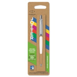 Parker kuglepen Jotter 55% recycled blister hvid